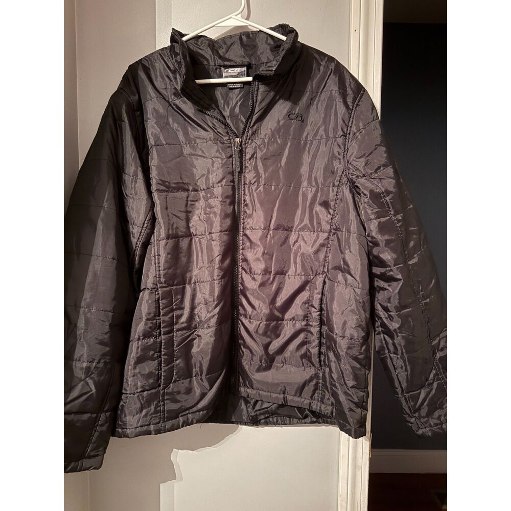 CB Sports Men’s Black Lightweight Quilted Puffer Jacket / Windbreaker - Size XL